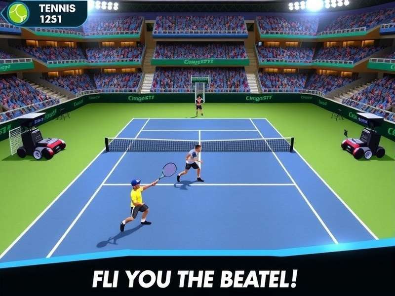 Ultimate Tennis Star Game Screenshot